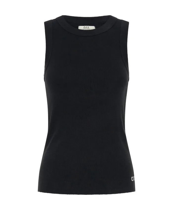 One Teaspoon Tops OTS EQUIPMENT TANK BLACK 8211 Women
