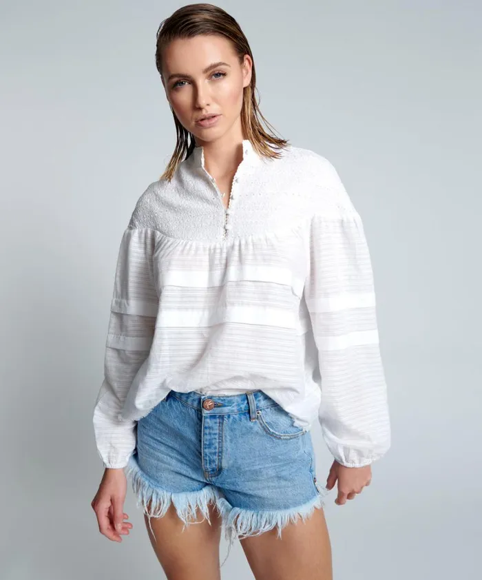 One Teaspoon Tops PURE DESERT ANGEL LONGSLEEVE TOP 8211 Women