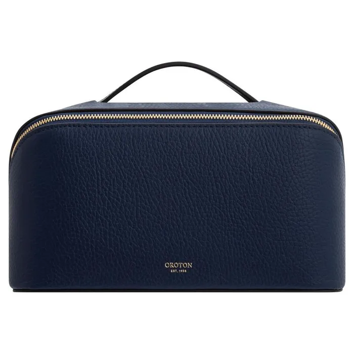 Oroton Beauty Cases Accessories Fife Large Beauty Case French Navy