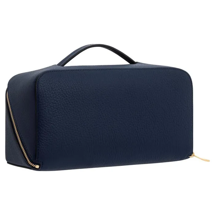 Oroton Beauty Cases Accessories Fife Large Beauty Case French Navy