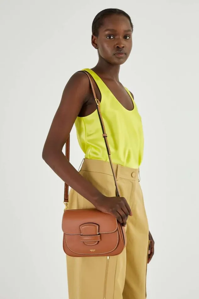 Oroton Crossbody Women Carter Small Day Bag Brandy
