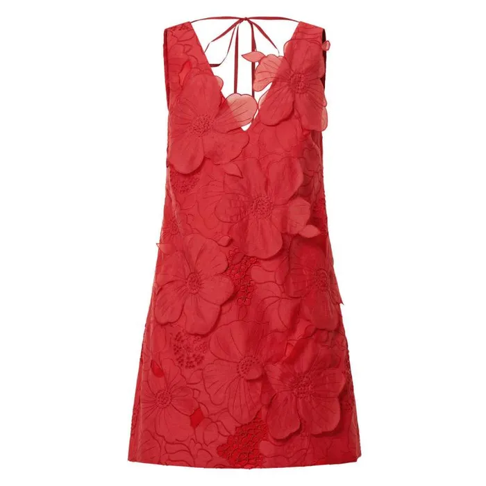 Oroton Dresses Women Lace Shift Dress Poppy