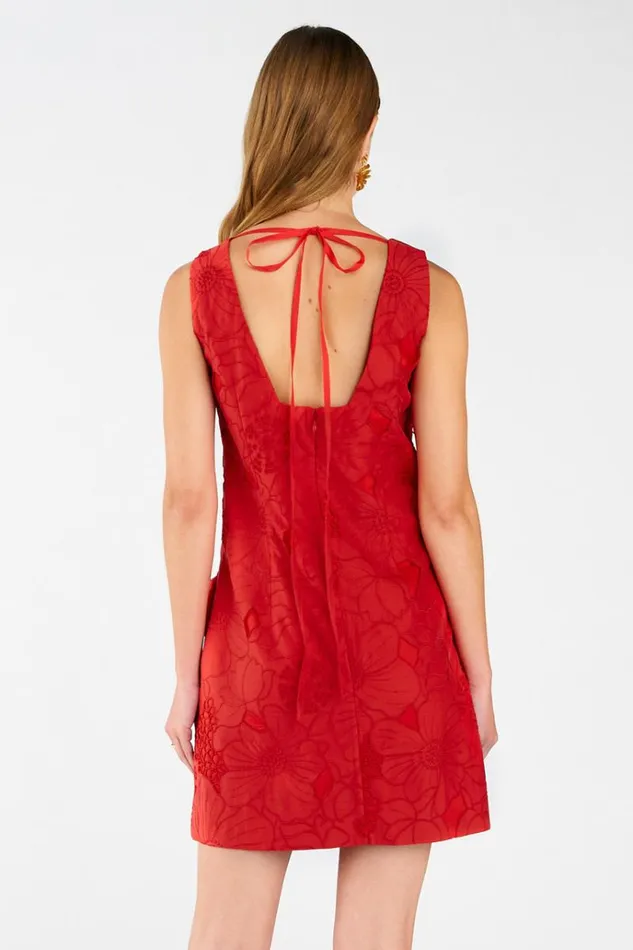 Oroton Dresses Women Lace Shift Dress Poppy