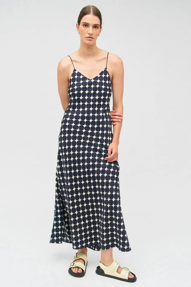 Oroton Dresses Women Penny Flower Slip Dress North Sea