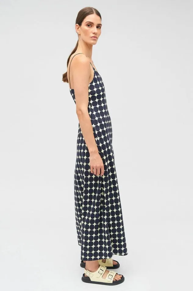 Oroton Dresses Women Penny Flower Slip Dress North Sea
