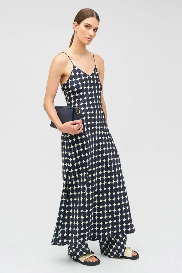 Oroton Dresses Women Penny Flower Slip Dress North Sea