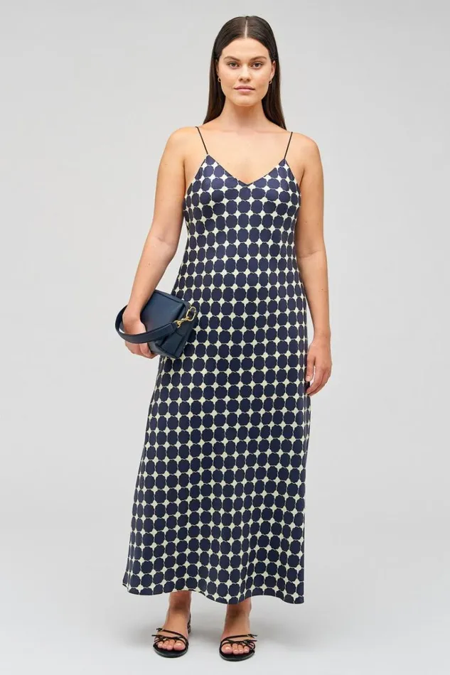 Oroton Dresses Women Penny Flower Slip Dress North Sea