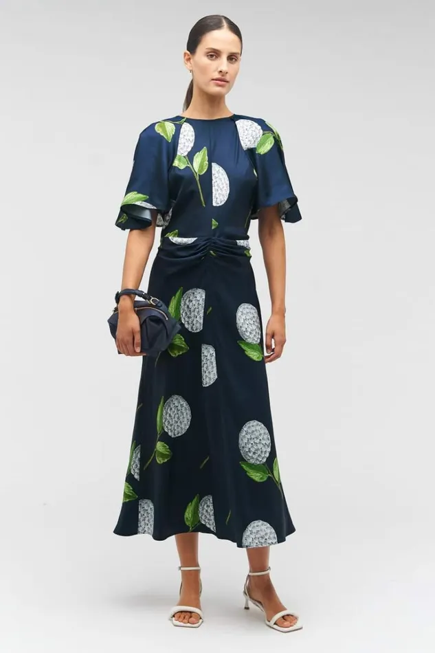 Oroton Dresses Women Snowdrop Print Dress North Sea