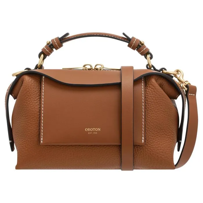 Oroton Mini Bags Women Mica Mini Bowler Brandy