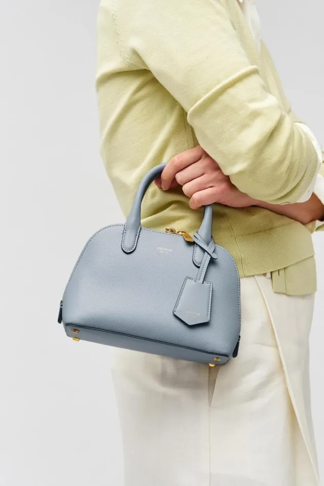 Oroton Mini Bags Women Muse Micro Griptop Dusk Blue