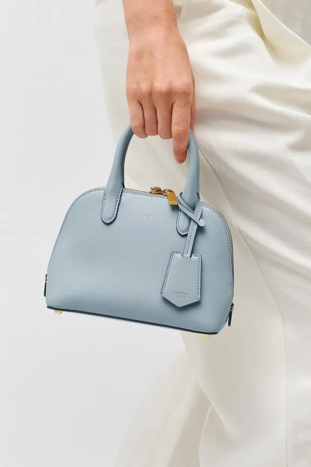 Oroton Mini Bags Women Muse Micro Griptop Dusk Blue