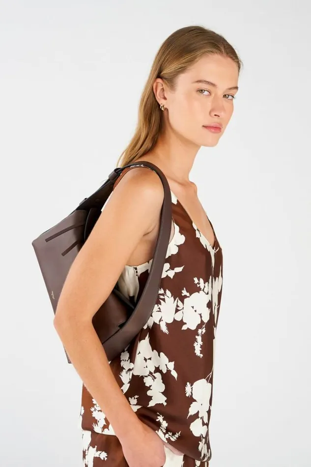 Oroton Shoulder Women Caroline Hobo Bear Brown