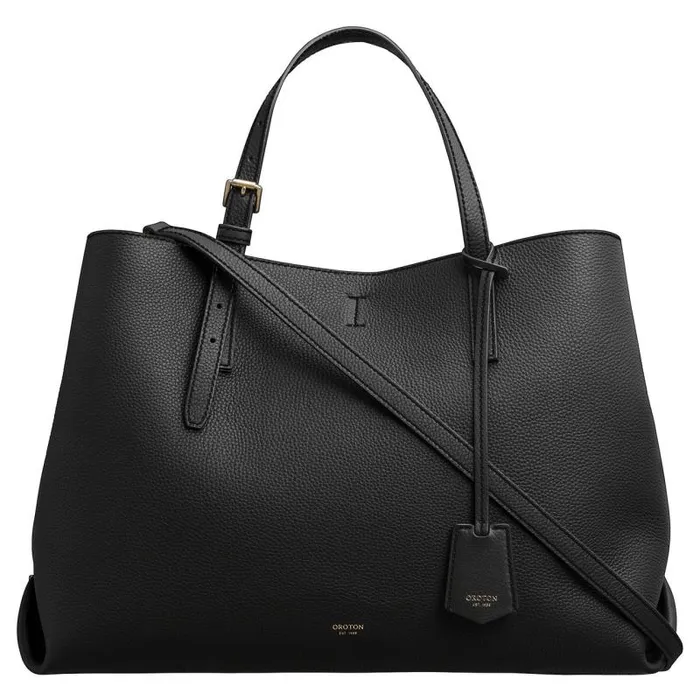 Oroton Work Women Margot Large Day Bag Black