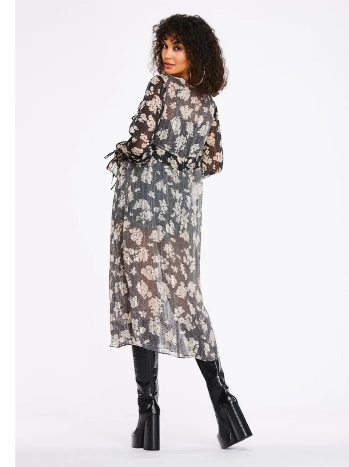 Outerwear Clothing Jessica Simpson Gaia Duster In Drafted Florals