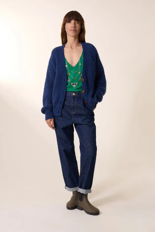 Pants and Jeans Women Leon and Harper Patrick Pln Jeans Brut