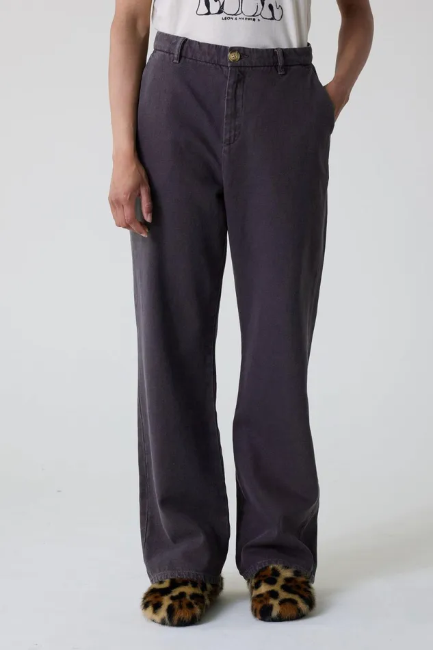 Pants and Jeans Women Leon and Harper Phil Pln1 Trousers Forest