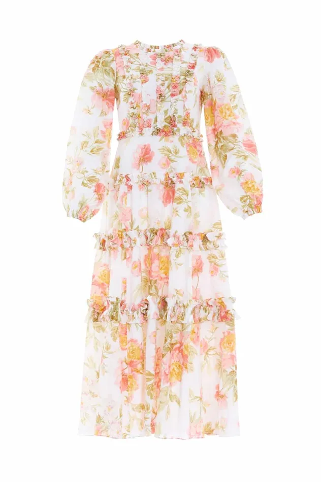 Peony Promise Esme Cotton Ankle Gown Multi Women Needle and Thread Dresses