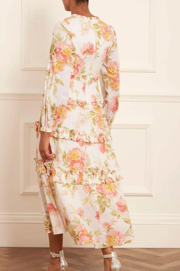 Peony Promise Esme Cotton Ankle Gown Multi Women Needle and Thread Dresses