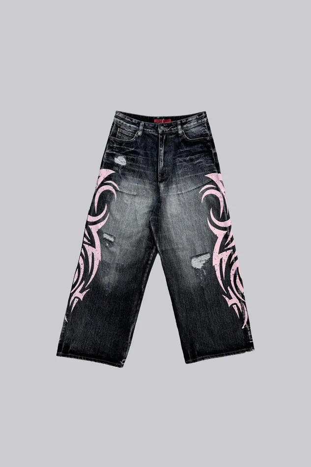 Pink Blade XL Colossus Jeans Men Denim Jaded London