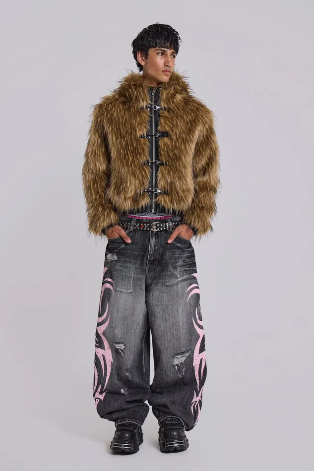 Pink Blade XL Colossus Jeans Men Denim Jaded London