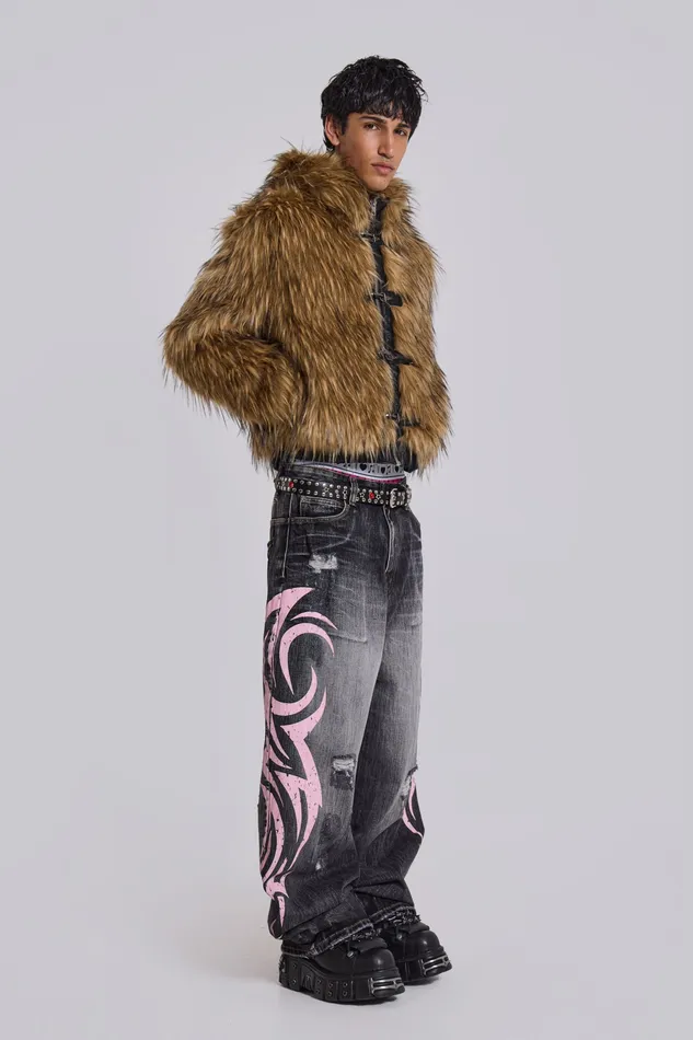 Pink Blade XL Colossus Jeans Men Denim Jaded London