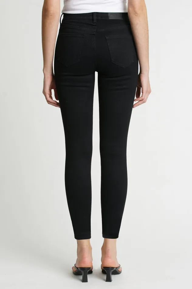 Pistola Denim Aline High Rise Skinny 8211 Midnight Black Women Denim