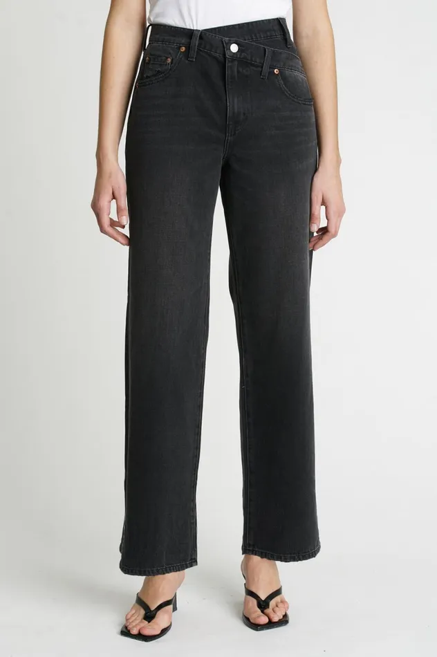 Pistola Denim Bobbie High Rise Wide Leg W Crossover 8211 Taurus Women Denim