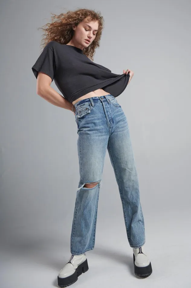 Pistola Denim Cassie Super High Rise Straight 8211 Play Day Women Denim