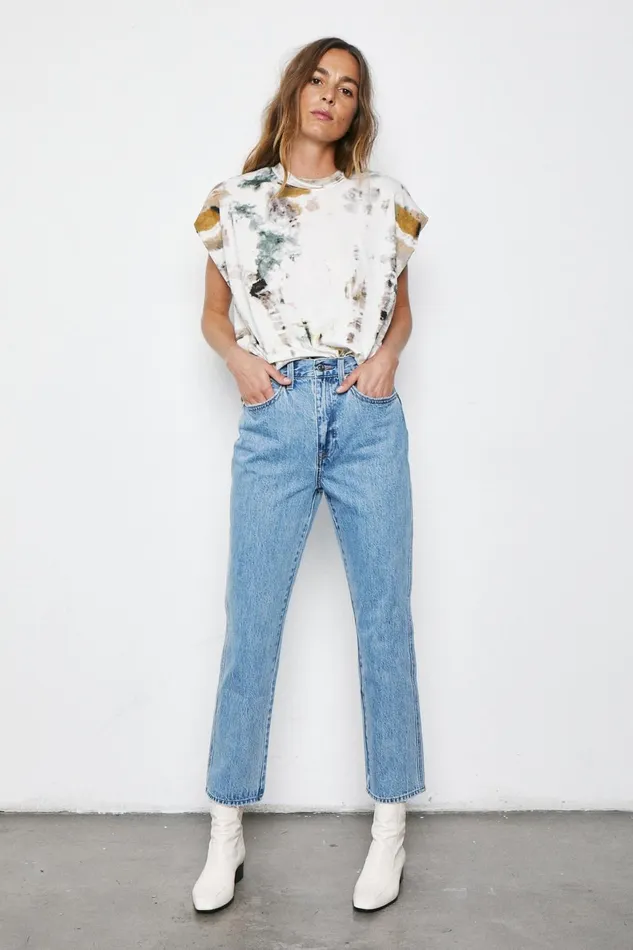 Pistola Denim Eden High Rise Mom Kick 8211 Paseo Women Denim