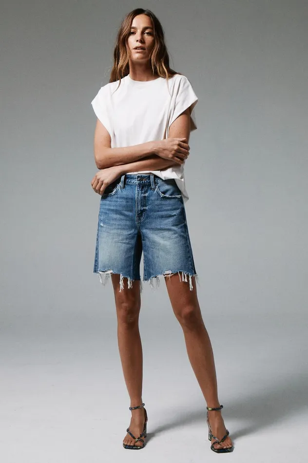 Pistola Denim Kelly 90S Skater Short 8211 Florence Women Denim