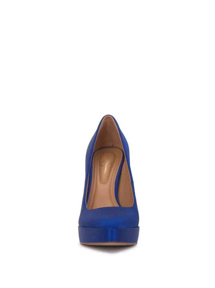 Platforms Shoes Jessica Simpson Glynis Platform Pump In Ultra Blue