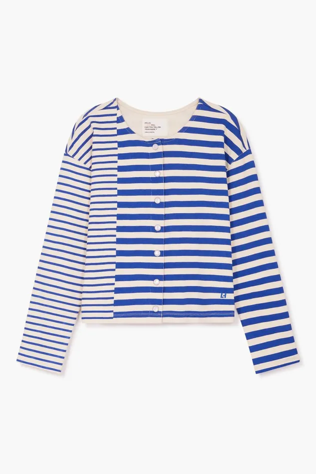 Pulls and Vests Women Leon and Harper Ghill Duo Cardigan Blue