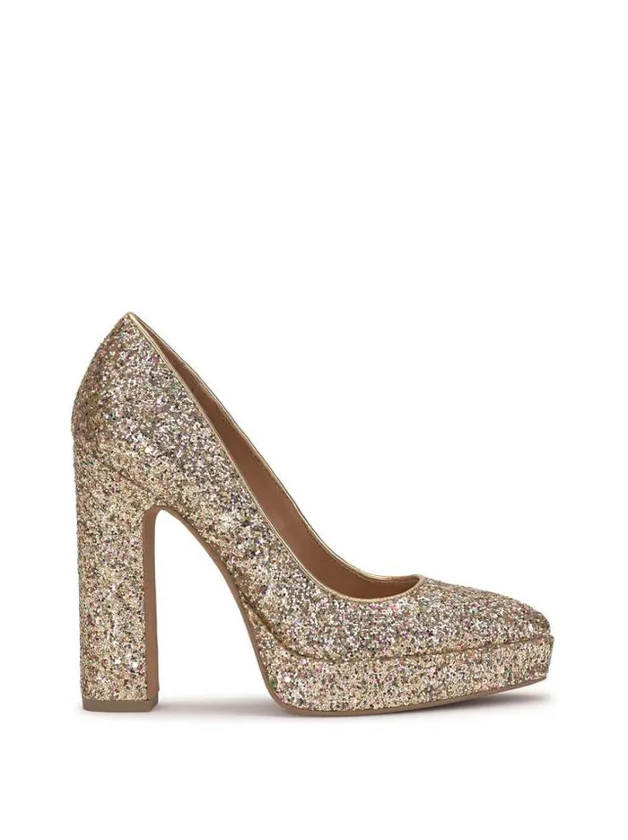 Pumps Shoes Jessica Simpson Glynis Platform Pump In Party Gold