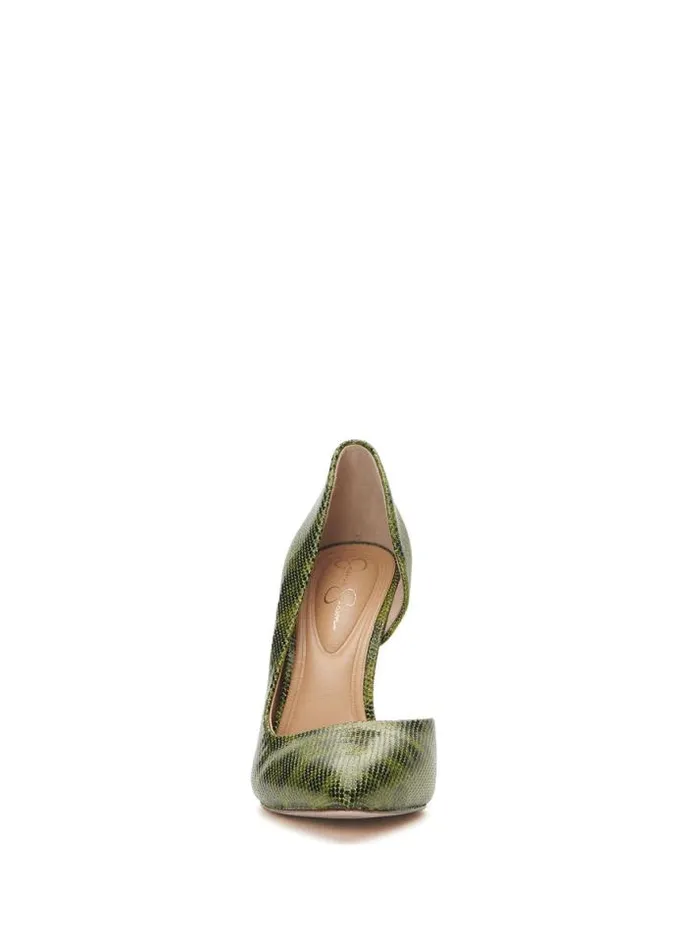 Pumps Shoes Jessica Simpson Prizma D039Orsay Pump In Green Leopard