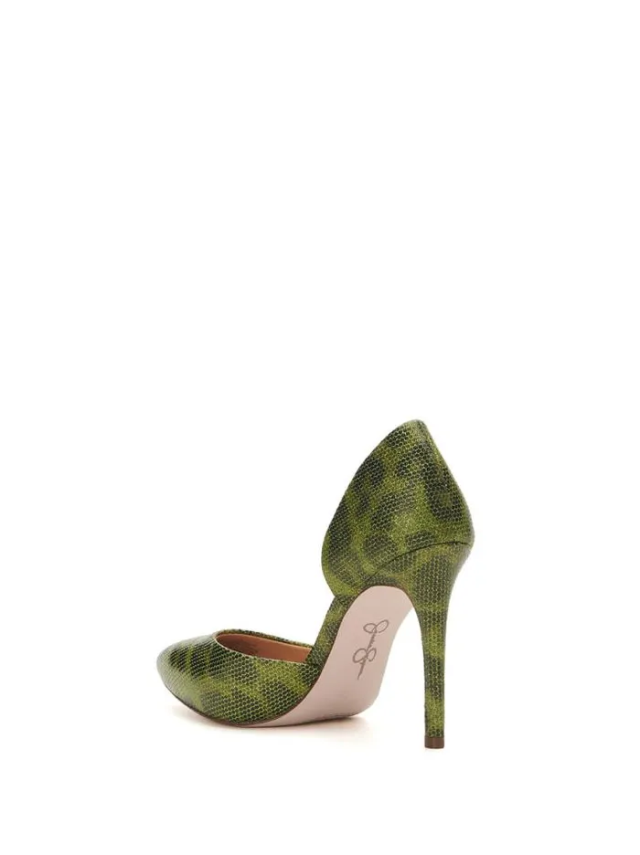 Pumps Shoes Jessica Simpson Prizma D039Orsay Pump In Green Leopard