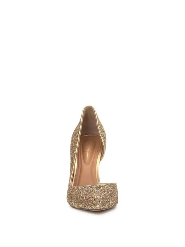 Pumps Shoes Jessica Simpson Prizma D039Orsay Pump In Party Gold