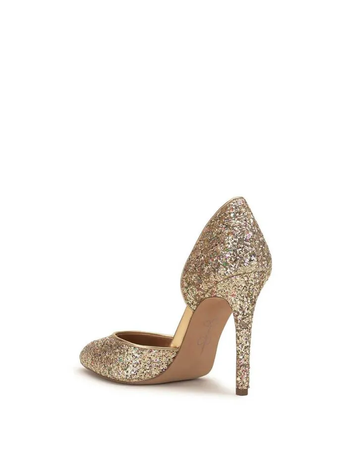 Pumps Shoes Jessica Simpson Prizma D039Orsay Pump In Party Gold