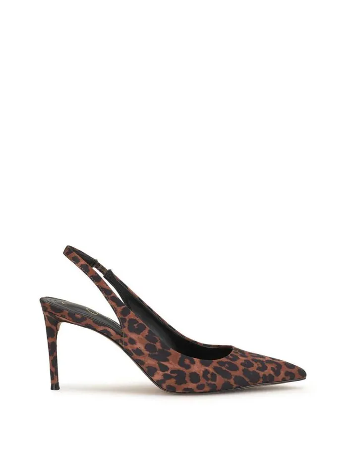 Pumps Shoes Jessica Simpson Souli Sling Back Heel In Safari Leopard