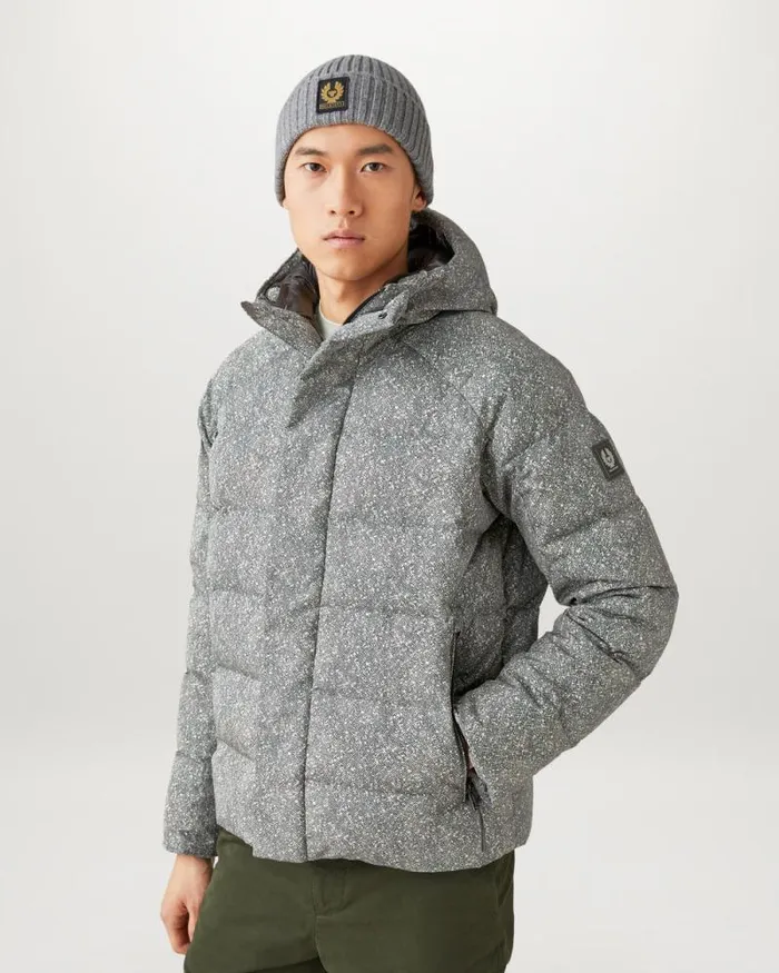 Quilt and Down Jackets Men Belstaff Apex Jacket Green Multi