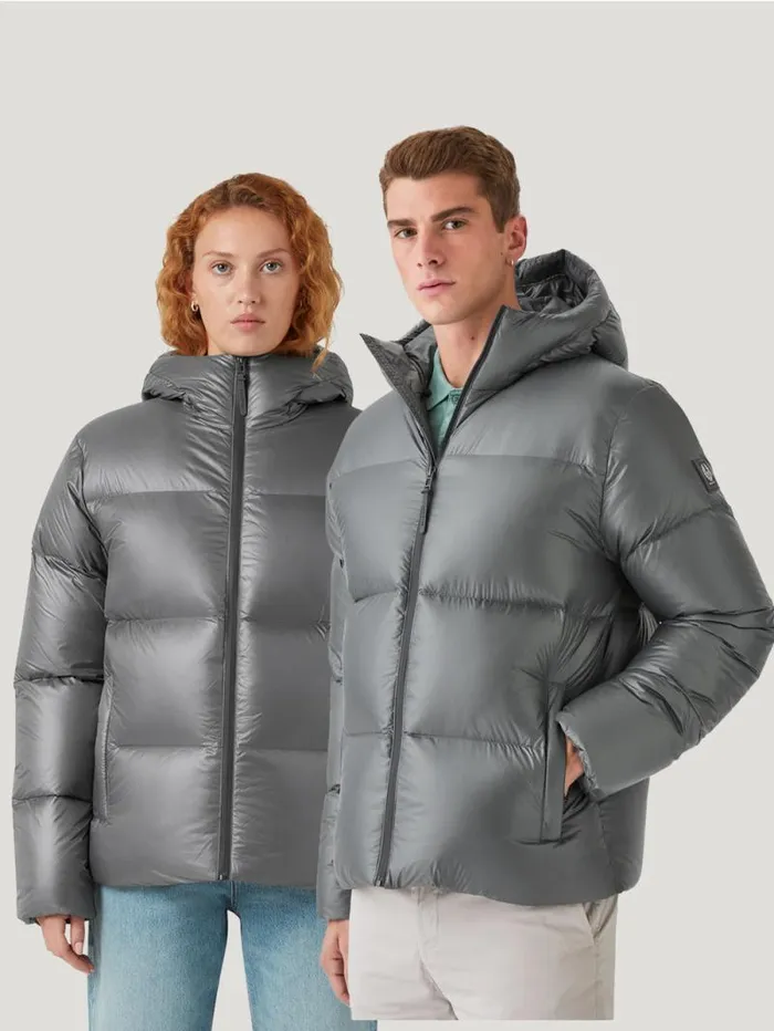 Quilt and Down Jackets Men Belstaff Resolve Jacket Gunmetal