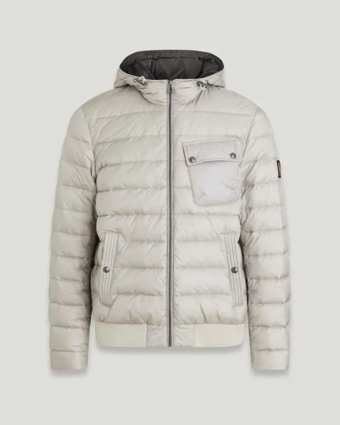 Quilt and Down Jackets Men Belstaff Streamline Jacket Chrome Grey