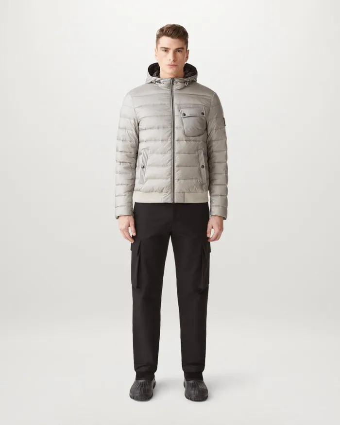 Quilt and Down Jackets Men Belstaff Streamline Jacket Chrome Grey Quilt and Down Jackets Men Belstaff Streamline Jacket Chrome Grey