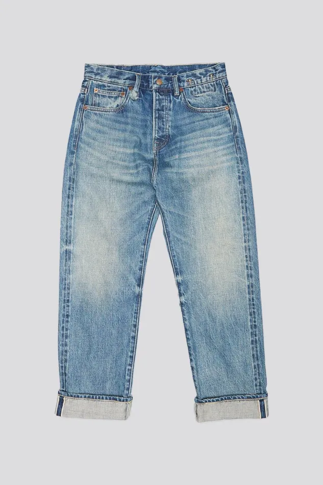 R13 Boyfriend Women BOYFRIEND JEAN 8211 ASPEN SELVEDGE BLUE