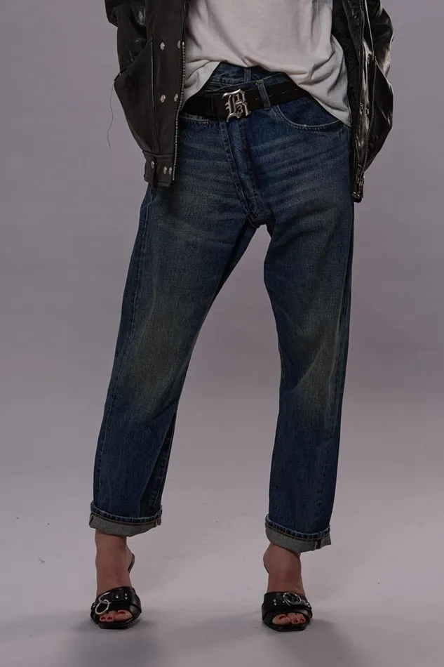 R13 Crossover Women CROSSOVER JEAN 8211 DAWSON BLUE