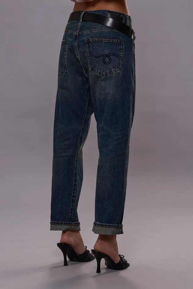 R13 Crossover Women CROSSOVER JEAN 8211 DAWSON BLUE