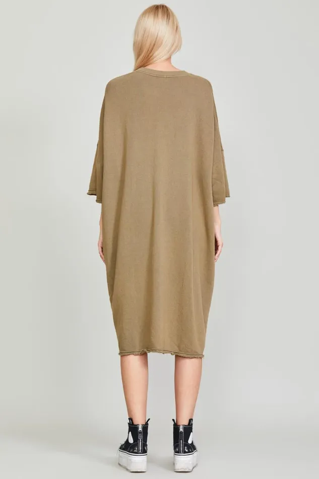 R13 Dresses and Skirts Women ELONGATED TSHIRT DRESS 8211 KURT CONCERT PRINT