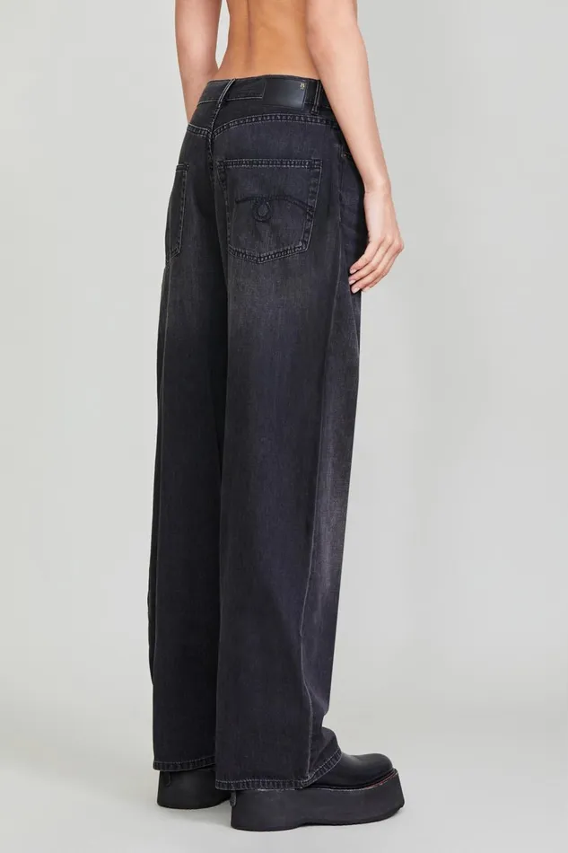 R13 Drop Women VENTI JEAN 8211 ELMORE BLACK