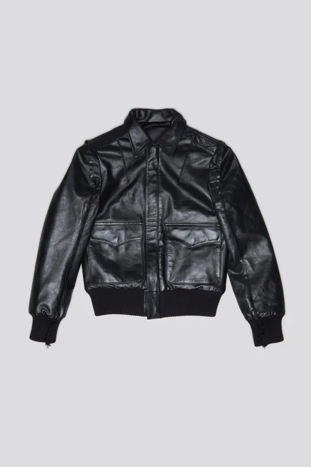 R13 Jackets and Coats Women FLAT SLEEVE BOMBER 8211 BLACK