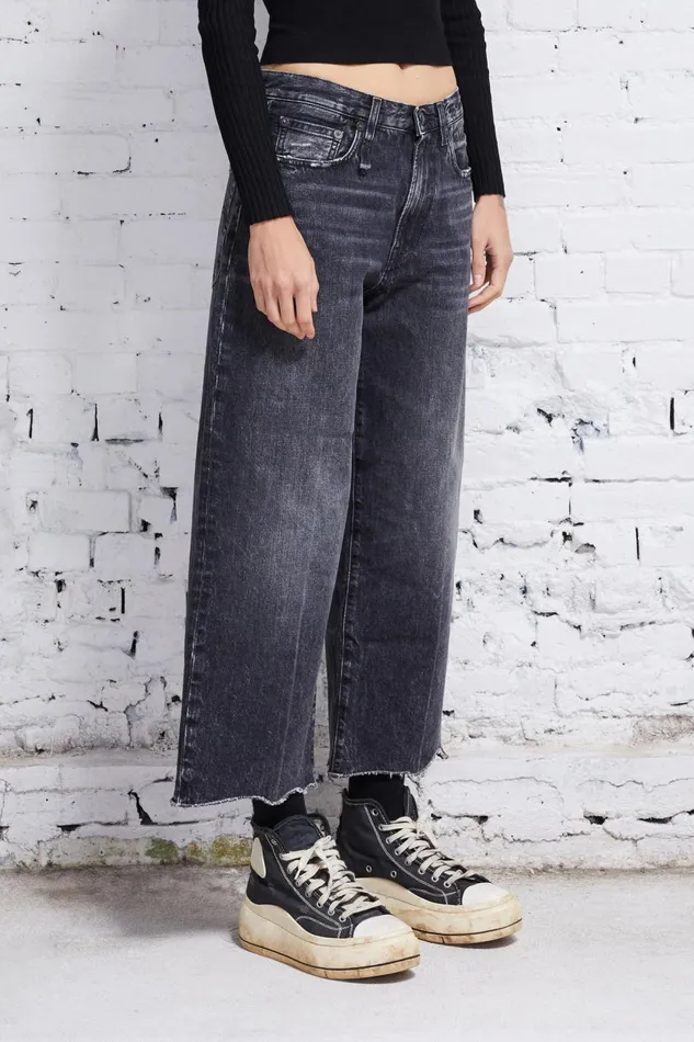 R13 Sale Women ANKLED D039ARCY JEAN 8211 EVERIT BLACK