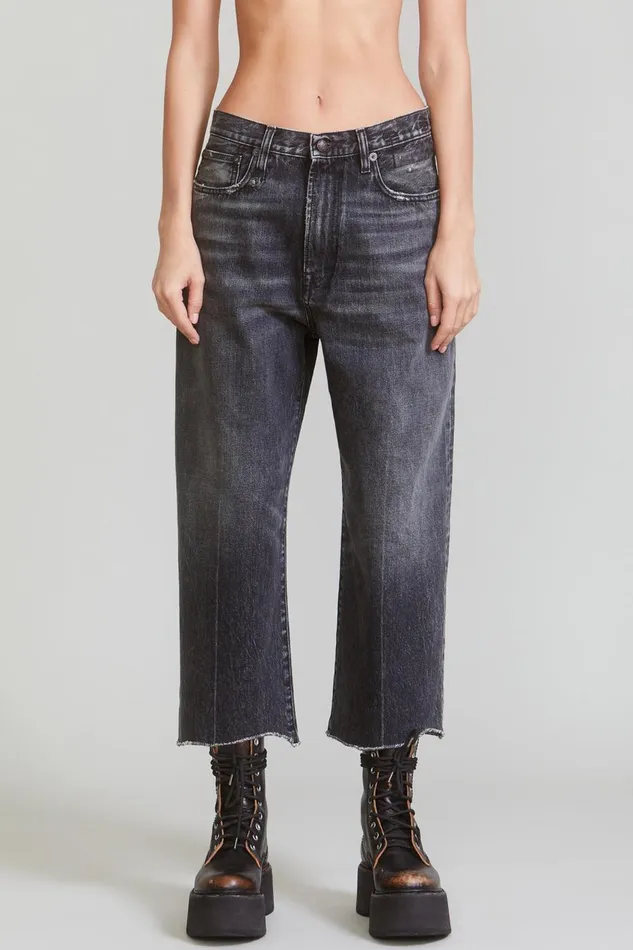 R13 Sale Women ANKLED D039ARCY JEAN 8211 EVERIT BLACK